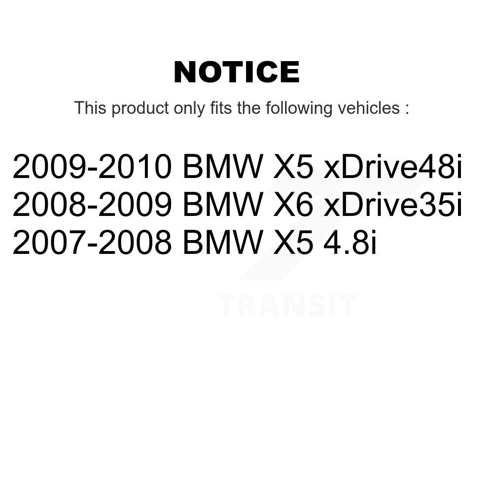 [Avant + Arrière] Kit de plaquette (semi-métallique) de frein pour BMW X5 X6 KPF-100103