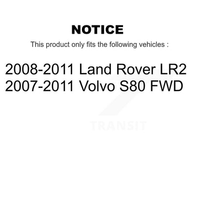 [Avant + Arrière] Kit de plaquette (semi-métallique) de frein pour Volvo S80 Land Rover LR2 KPF-100112