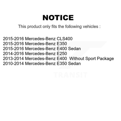 [Avant + Arrière] Kit de plaquette (semi-métallique) de frein pour Mercedes-Benz E350 E400 CLS400 E250 KPF-100134