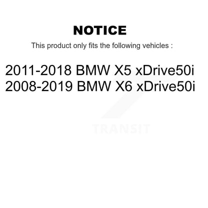 [Avant + Arrière] Kit de plaquette (semi-métallique) de frein pour BMW X5 X6 xDrive50i KPF-100154