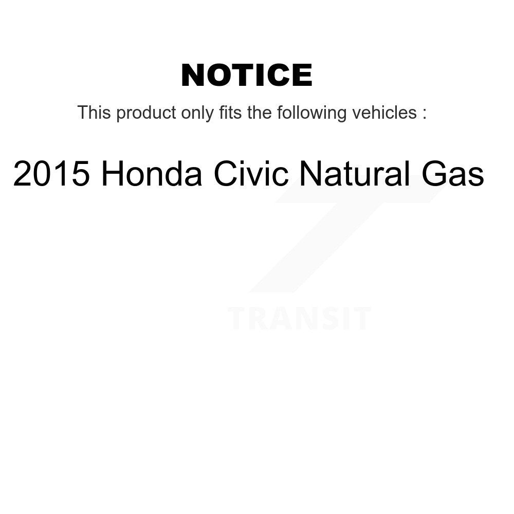 [Avant + Arrière] Kit de plaquette (semi-métallique) de frein pour 2015 Honda Civic Natural Gas KPF-100204