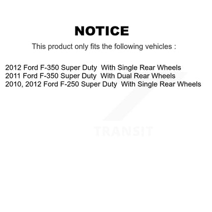 [Avant + Arrière] Kit de plaquette (semi-métallique) de frein pour Ford F-250 Super Duty F-350 KPF-100246