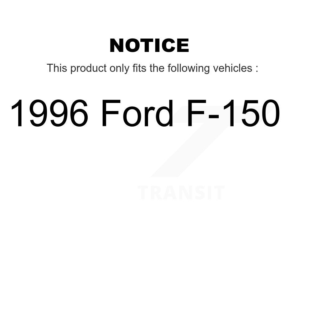 [Avant + Arrière] Kit de plaquette (semi-métallique) de frein pour 1996 Ford F-150 KPF-100315