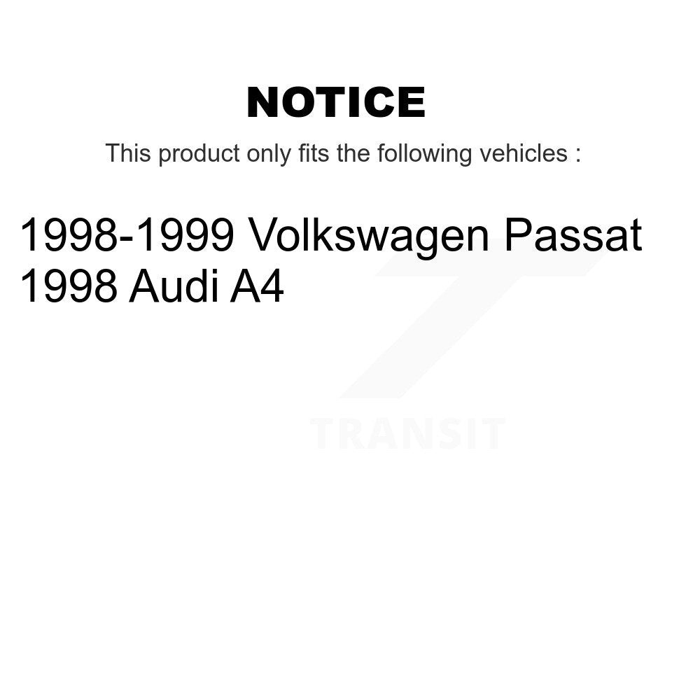 [Avant + Arrière] Kit de plaquette (semi-métallique) de frein pour Volkswagen Passat Audi A4 KPF-100370