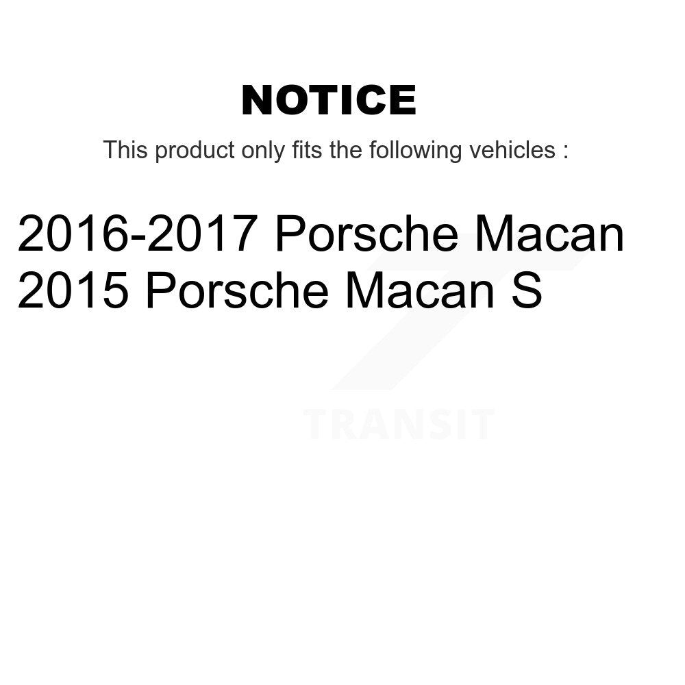 [Avant + Arrière] Kit de plaquette (semi-métallique) de frein pour Porsche Macan KPF-100517