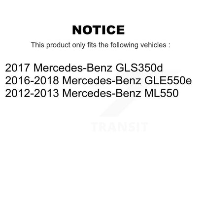 [Avant + Arrière] Kit de plaquette (semi-métallique) de frein pour Mercedes-Benz ML550 GLE550e GLS350d KPF-100525