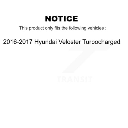 [Avant + Arrière] Kit de plaquette (semi-métallique) de frein pour Hyundai Veloster KPF-100533
