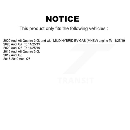 [Avant + Arrière] Kit de plaquette (semi-métallique) de frein pour Audi Q7 Q8 A8 Quattro KPF-100535