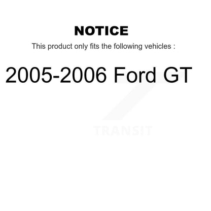[Avant + Arrière] Kit de plaquette (semi-métallique) de frein pour 2005-2006 Ford GT KPF-100576