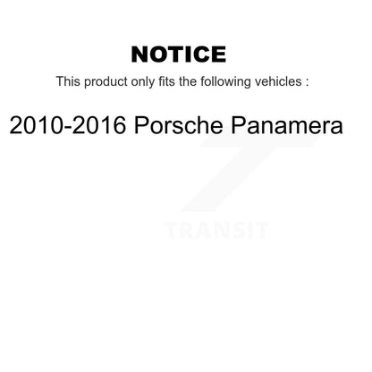 [Avant + Arrière] Kit de plaquette (semi-métallique) de frein pour 2010-2016 Porsche Panamera KPF-100618