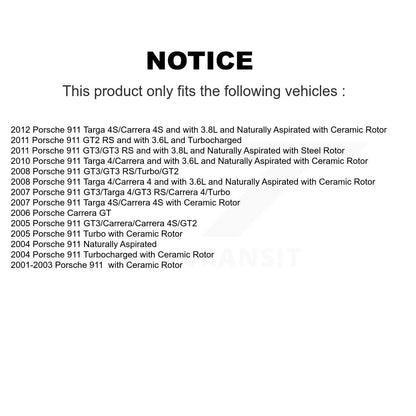 [Avant] Capteur usure plaquettes de frein pour Porsche 911 Carrera GT KSE-100001