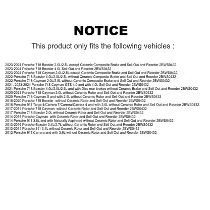 [Avant] Capteur usure plaquettes de frein pour Porsche 911 718 Cayman Boxster KSE-100005