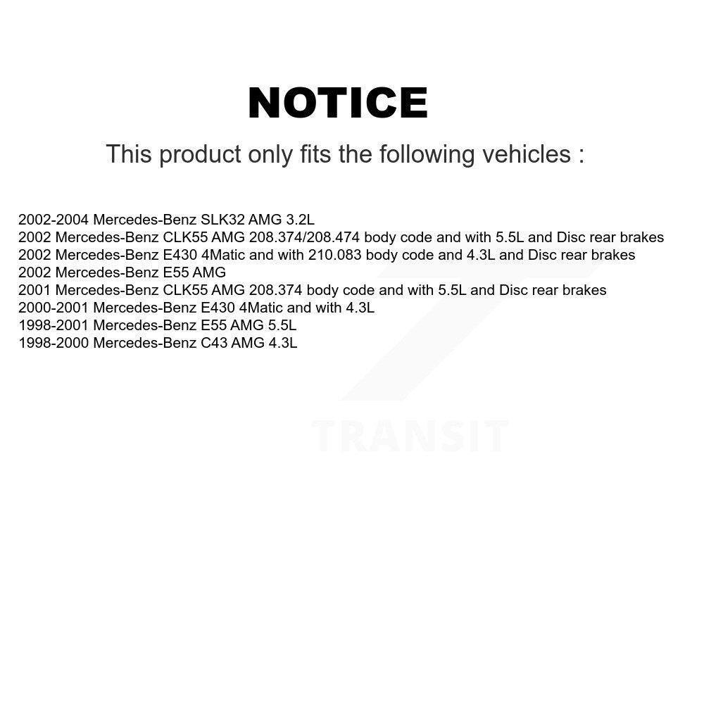 [Avant] Capteur usure plaquettes de frein pour Mercedes-Benz E430 SLK32 AMG E55 CLK55 C43 KSE-100010