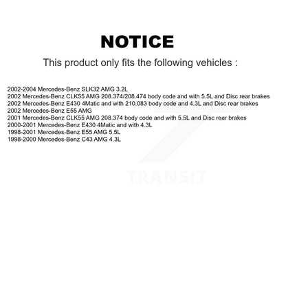 [Avant] Capteur usure plaquettes de frein pour Mercedes-Benz E430 SLK32 AMG E55 CLK55 C43 KSE-100010