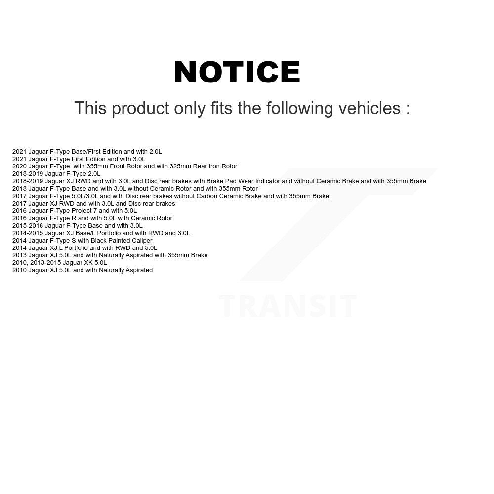 [Avant] Capteur usure plaquettes de frein pour Jaguar F-Type XJ XK KSE-100020