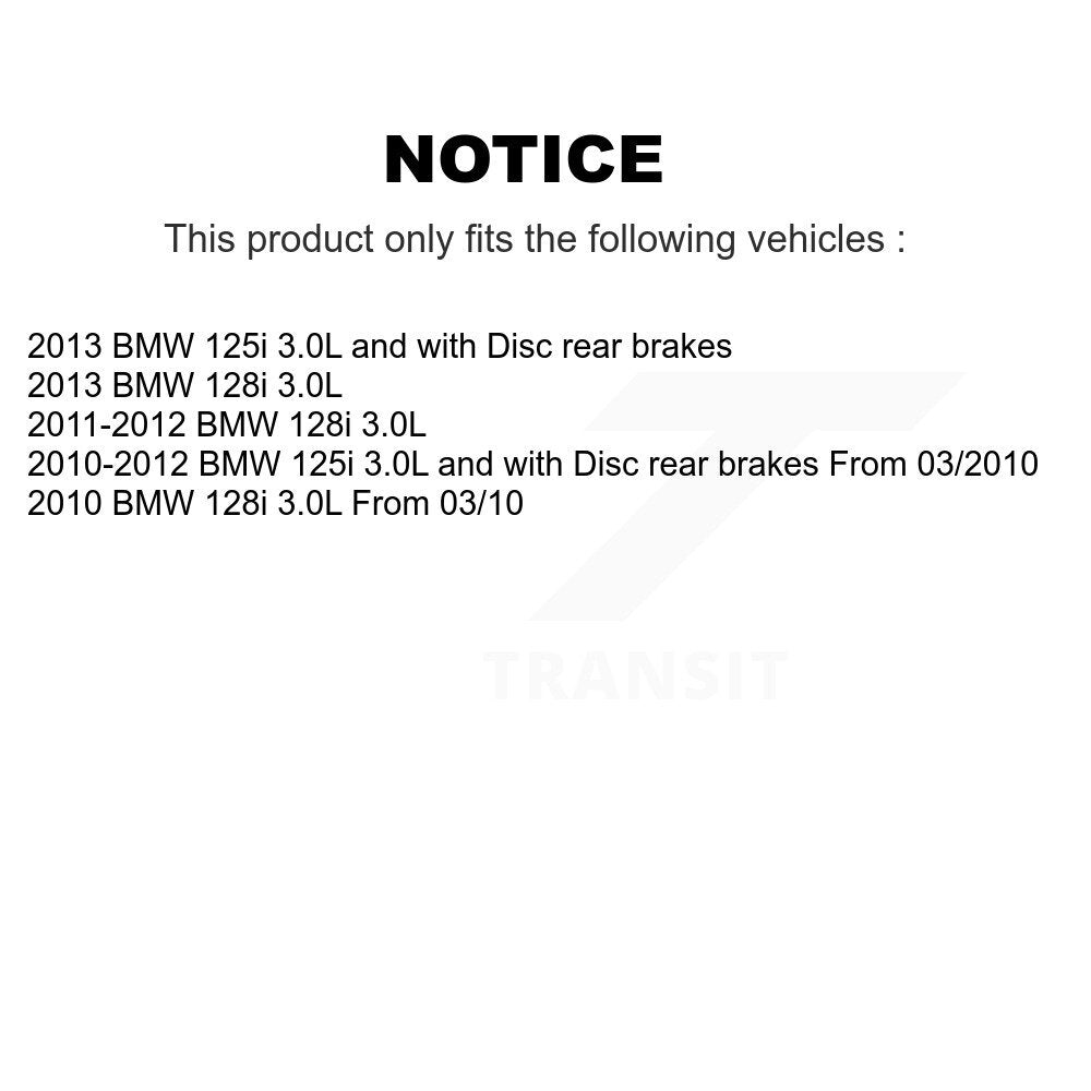 [Avant] Capteur usure plaquettes de frein pour BMW 128i 125i KSE-100025
