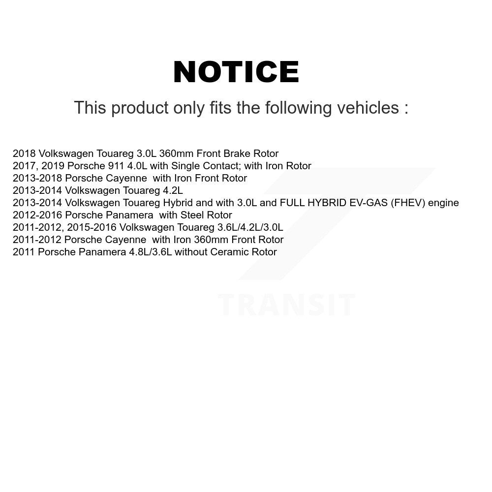 [Avant] Capteur usure plaquettes de frein pour Porsche Cayenne Volkswagen Touareg 911 Panamera KSE-100029