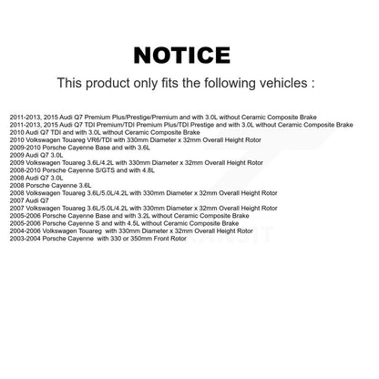 [Avant] Capteur usure plaquettes de frein pour Audi Q7 Porsche Cayenne Volkswagen Touareg KSE-100030