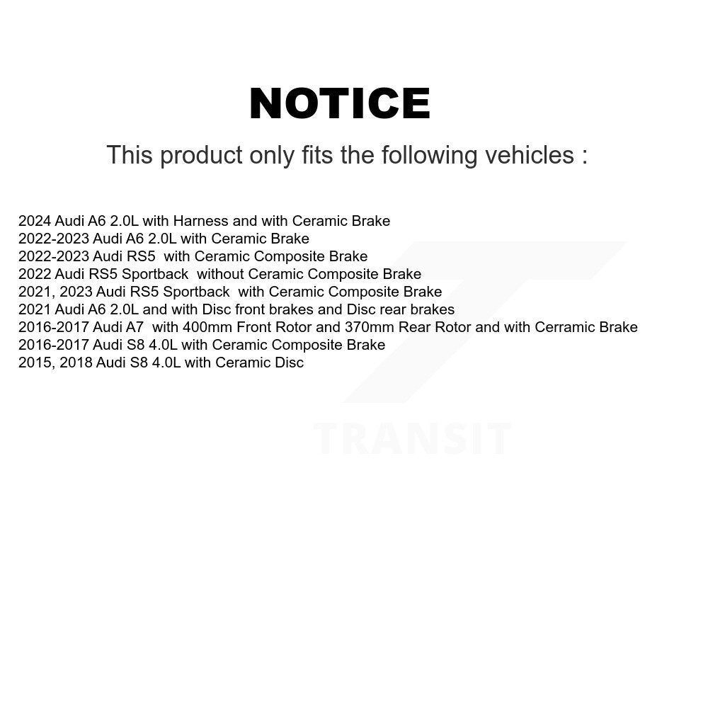 [Avant] Capteur usure plaquettes de frein pour Audi RS5 S8 A6 A7 Sportback KSE-100032