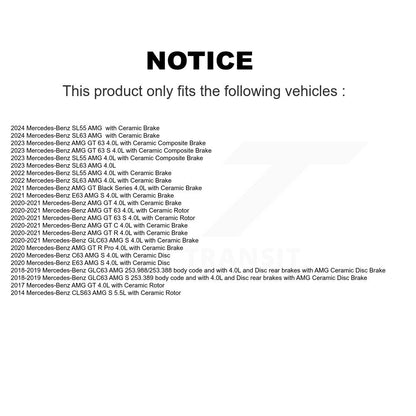 [Avant] Capteur usure plaquettes de frein pour Mercedes-Benz GLC63 AMG S SL63 E63 GT 63 C63 R KSE-100040