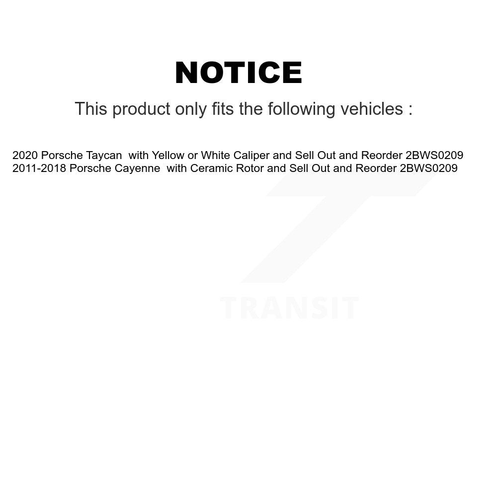 [Avant] Capteur usure plaquettes de frein pour Porsche Cayenne Taycan KSE-100044