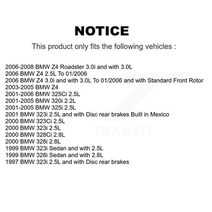[Avant] Capteur usure plaquettes de frein pour BMW Z4 325i 325Ci 320i 323i 328i 323Ci 328Ci KSE-100046