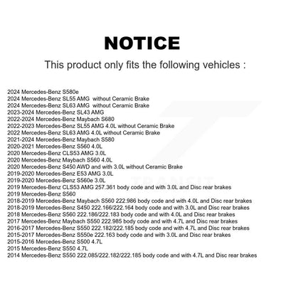 [Avant] Capteur usure plaquettes de frein pour Mercedes-Benz S550 S560 E53 AMG CLS53 SL63 S450 KSE-100063