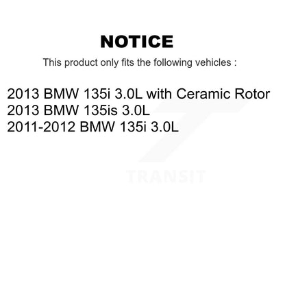 [Avant] Capteur usure plaquettes de frein pour BMW 135i 135is 3.0L KSE-100072