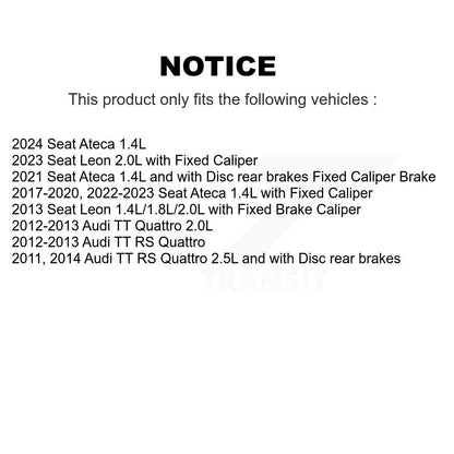 [Avant] Capteur usure plaquettes de frein pour Audi TT Quattro RS Seat Leon Ateca KSE-100079