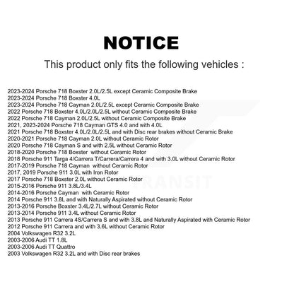 [Avant] Capteur usure plaquettes de frein pour Porsche 911 718 Cayman Boxster Audi TT Quattro KSE-100084