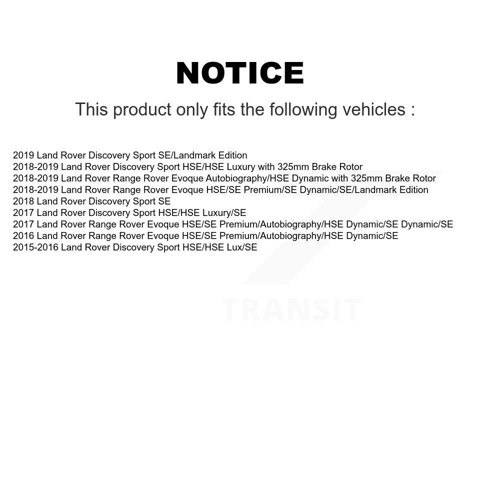[Avant] Capteur usure plaquettes de frein pour Land Rover Discovery Sport Range Evoque KSE-100095