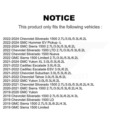 [Avant] Capteur usure plaquettes de frein pour GMC Chevrolet Silverado 1500 Sierra Limited XL KSE-100106