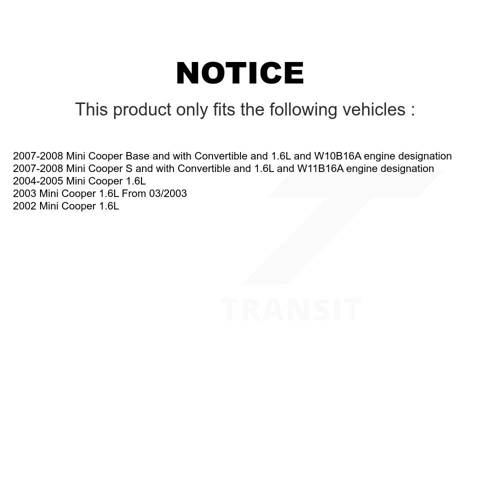 [Avant et Arrière] Capteur usure plaquettes de frein pour Mini Cooper KSE-100123