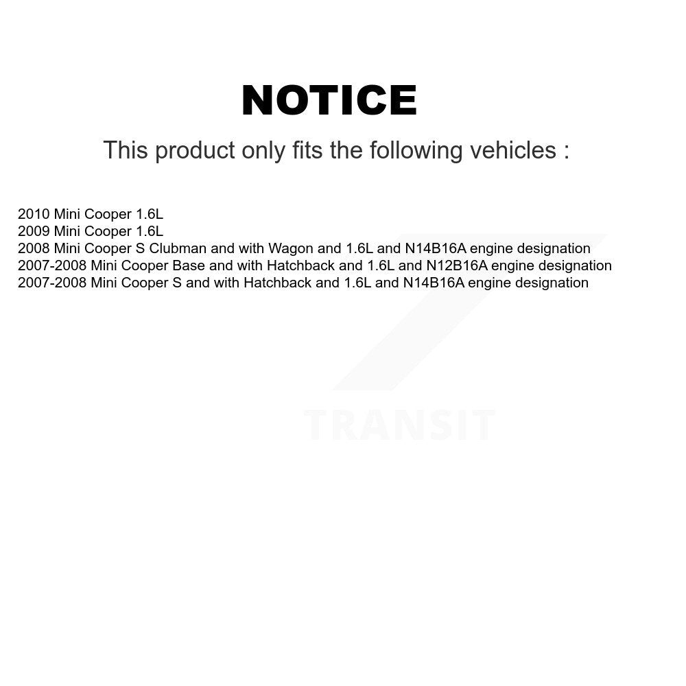 [Avant et Arrière] Capteur usure plaquettes de frein pour Mini Cooper KSE-100124