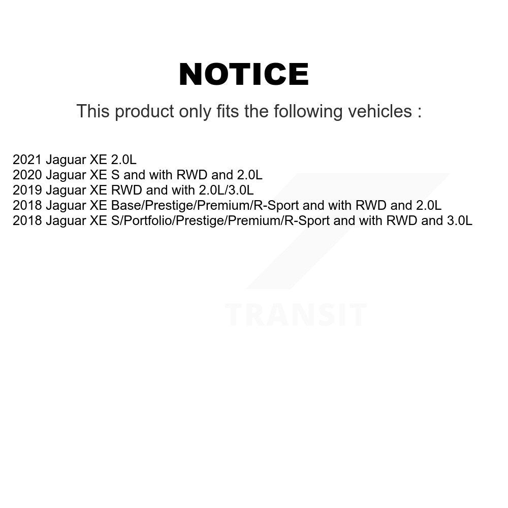 [Avant et Arrière] Capteur usure plaquettes de frein pour Jaguar XE KSE-100133