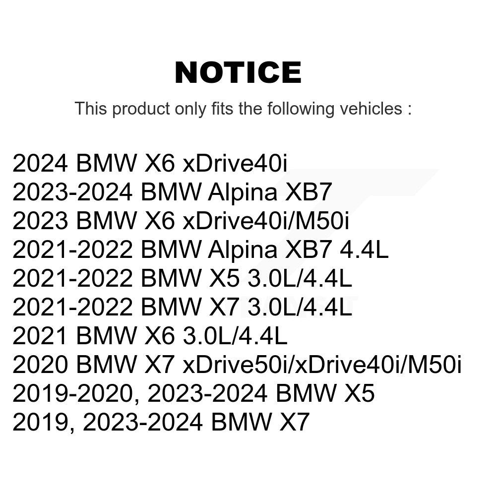[Avant et Arrière] Capteur usure plaquettes de frein pour BMW X5 X7 X6 Alpina XB7 KSE-100137