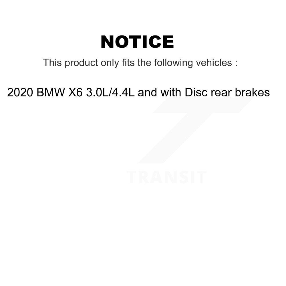 [Avant et Arrière] Capteur usure plaquettes de frein pour 20 BMW X6 3.0L 4.4L with Disc rear brakes KSE-100138