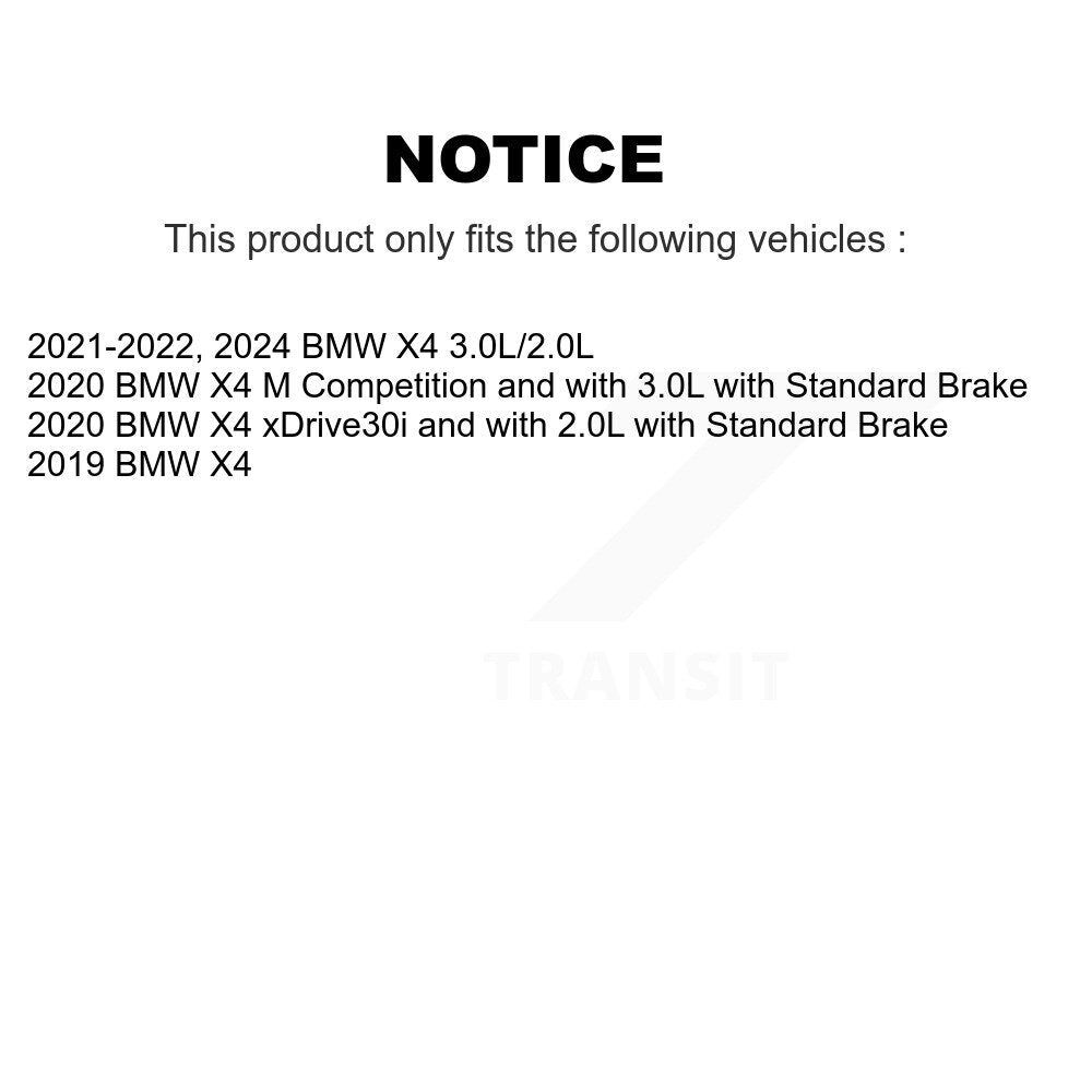 [Avant et Arrière] Capteur usure plaquettes de frein pour BMW X4 KSE-100140