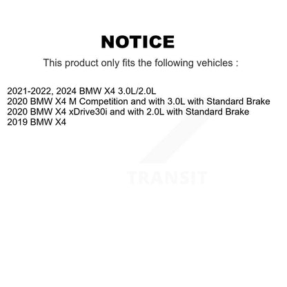 [Avant et Arrière] Capteur usure plaquettes de frein pour BMW X4 KSE-100140