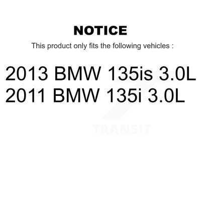 [Avant et Arrière] Capteur usure plaquettes de frein pour BMW 135i 135is 3.0L KSE-100146
