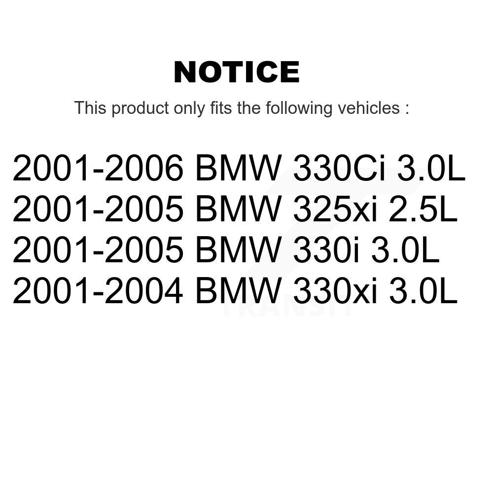 [Avant et Arrière] Capteur usure plaquettes de frein pour BMW 330Ci 325xi 330i 330xi KSE-100159