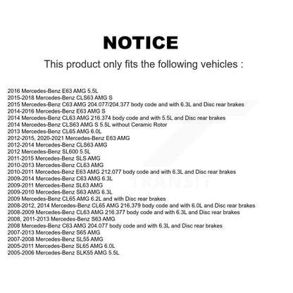 [Avant et Arrière] Capteur usure plaquettes de frein pour Mercedes-Benz C63 AMG E63 S CLS63 SLK55 KSE-100171