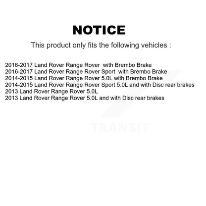 [Avant et Arrière] Capteur usure plaquettes de frein pour Land Rover Range Sport KSE-100178