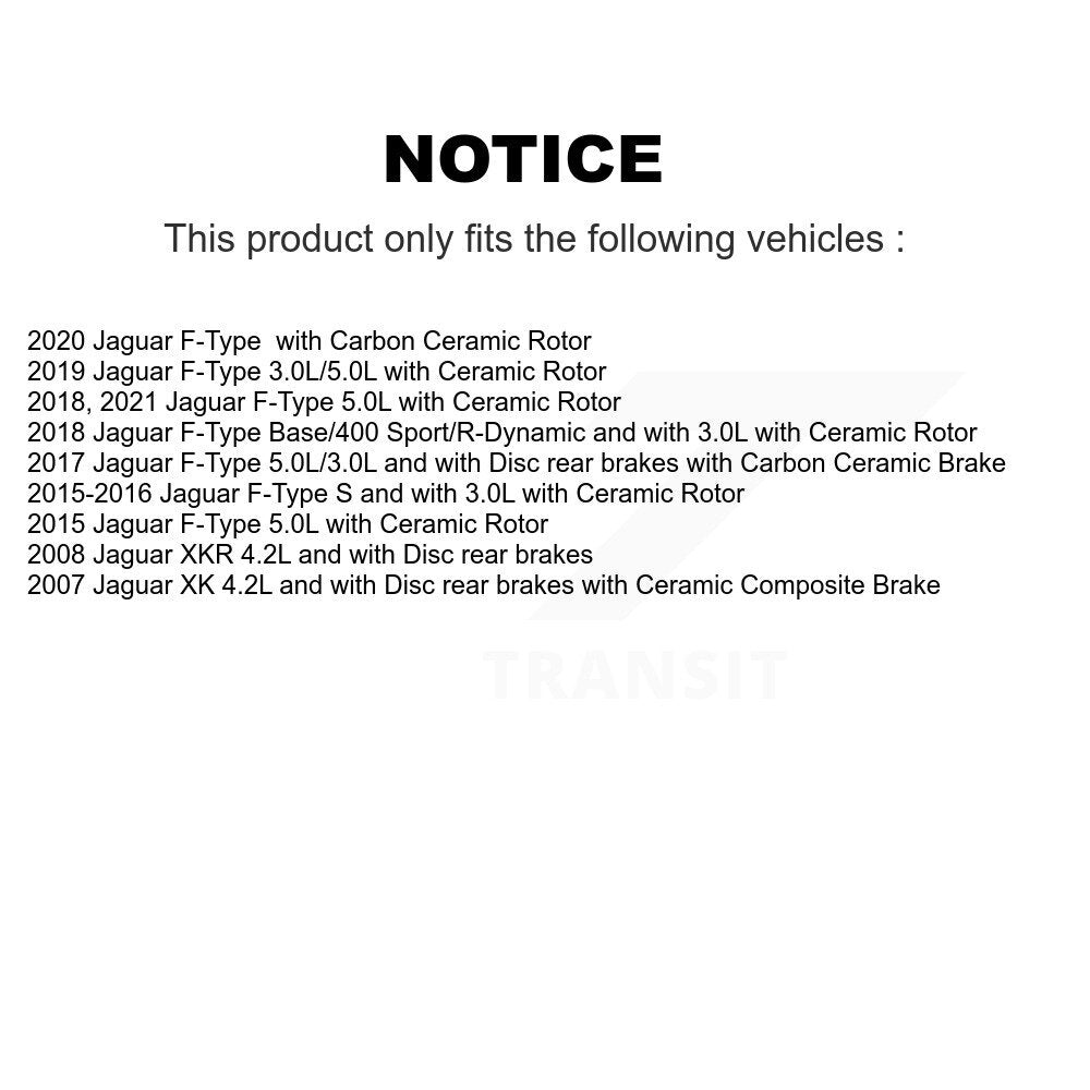 [Avant et Arrière] Capteur usure plaquettes de frein pour Jaguar F-Type XK XKR KSE-100186