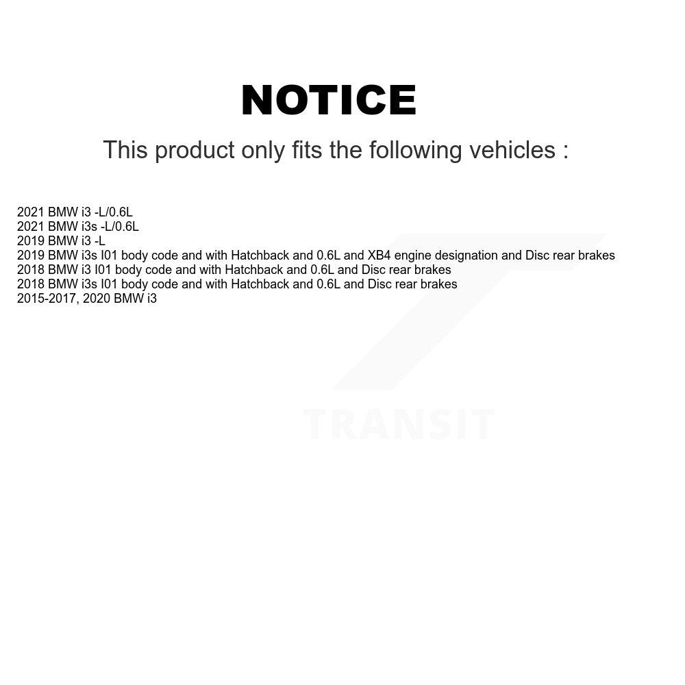 [Avant et Arrière] Capteur usure plaquettes de frein pour BMW i3 i3s KSE-100195
