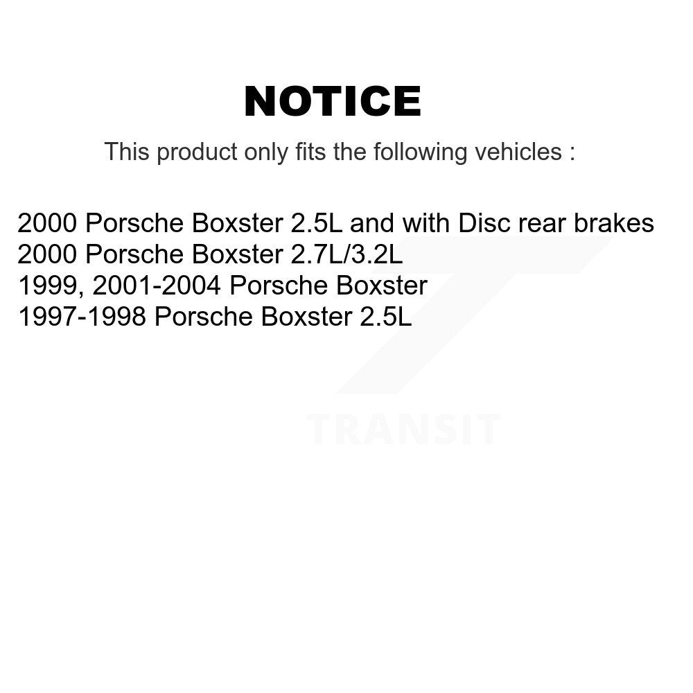 [Avant et Arrière] Capteur usure plaquettes de frein pour Porsche Boxster KSE-100197