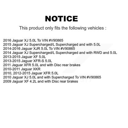 [Avant et Arrière] Capteur usure plaquettes de frein pour Jaguar XF XJ XFR XKR XFR-S XJR KSE-100208