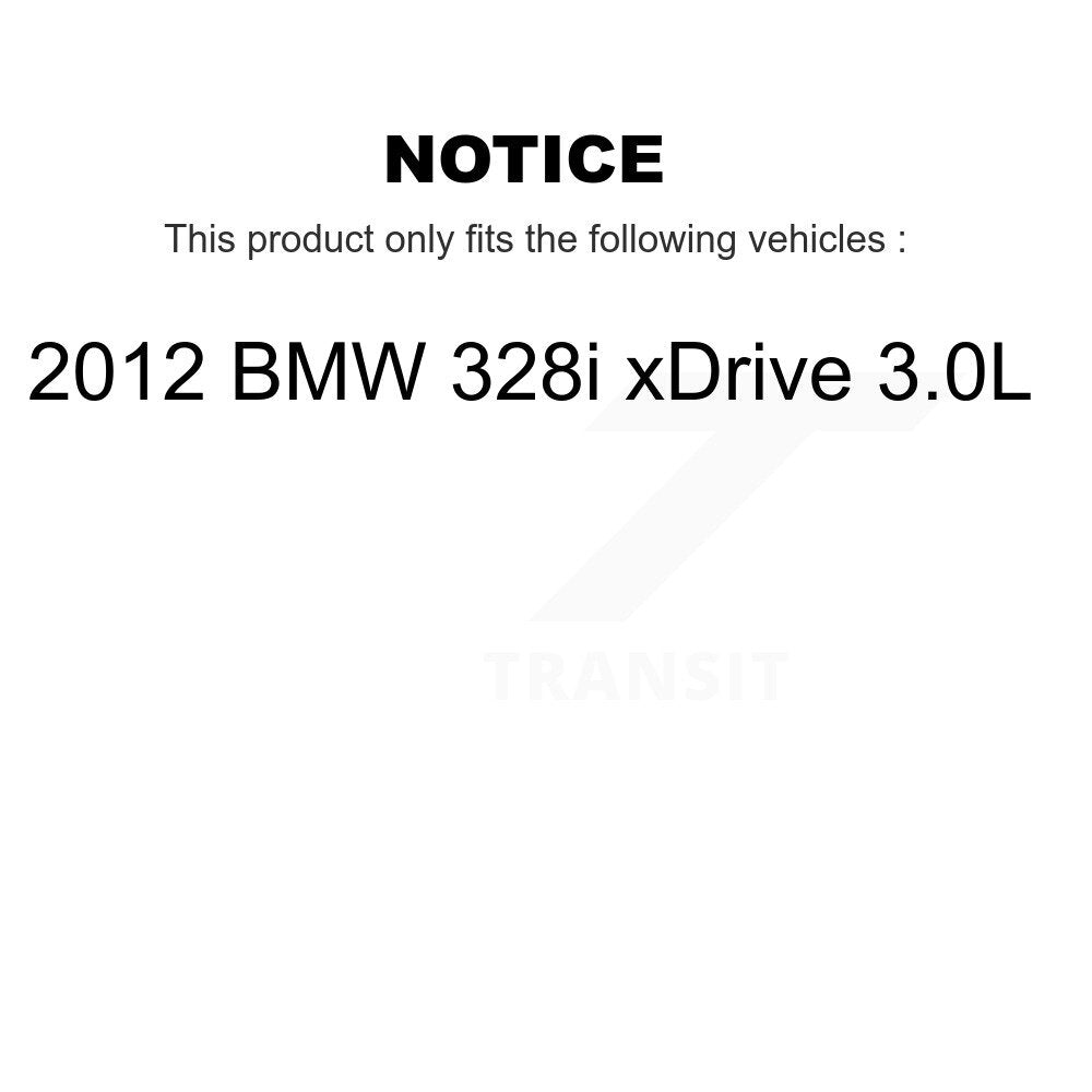 [Avant et Arrière] Capteur usure plaquettes de frein pour 2012 BMW 328i xDrive 3.0L KSE-100213