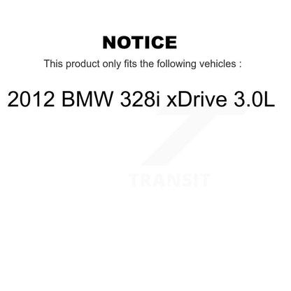 [Avant et Arrière] Capteur usure plaquettes de frein pour 2012 BMW 328i xDrive 3.0L KSE-100213