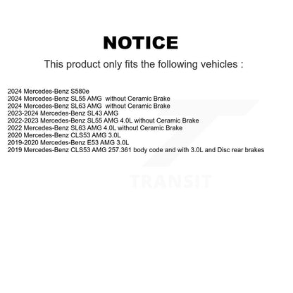 [Avant et Arrière] Capteur usure plaquettes de frein pour Mercedes-Benz E53 AMG CLS53 SL63 SL55 SL43 KSE-100227